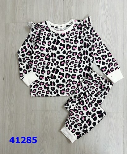 Bộ Matalan trắng báo - size 3-4y