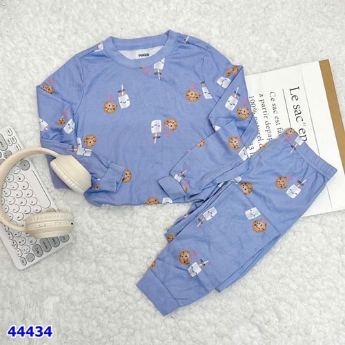 Bộ Pekkle xanh chai nước - size 2-3y