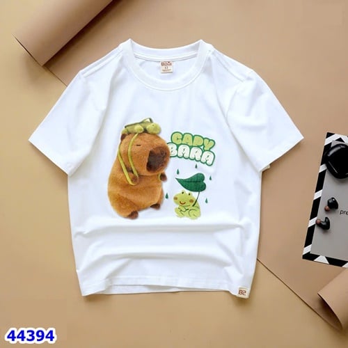 Áo B2Kid trắng Capybara - size 10y