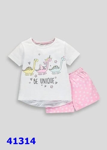 Bộ Matalan trắng 3 con rồng - size 2-3y