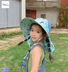 Nón đi biển xanh cá