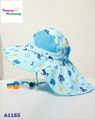 Nón đi biển xanh cá