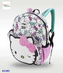 Balo Smiggle trắng Hello Kitty