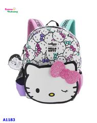 Balo Smiggle trắng Hello Kitty