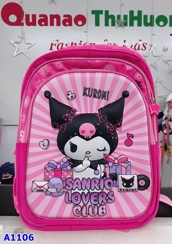 Balo hồng Kuromi đen