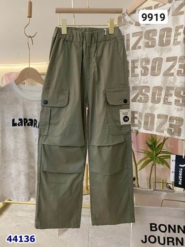 Quần YNYB xanh rêu túi hộp - size 170