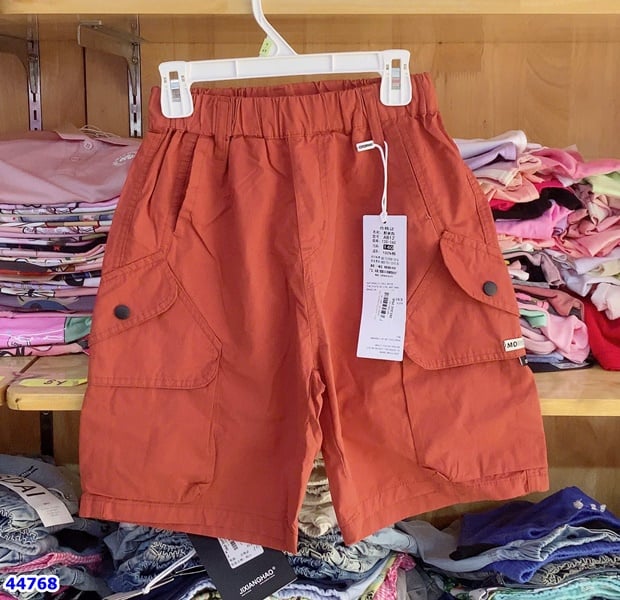 Quần short Cocodog túi hộp Moden đỏ - size 130