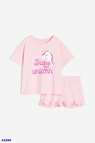 Bộ HM hồng Pony - size 2-4y