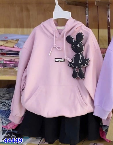Hoodie JTX hồng Superme - size 160