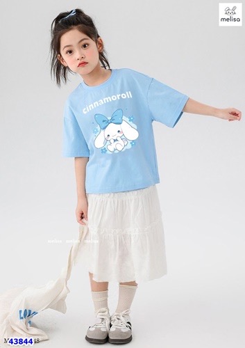Set váy Melisa xanh Cinnamoroll có nơ - size 2-3y