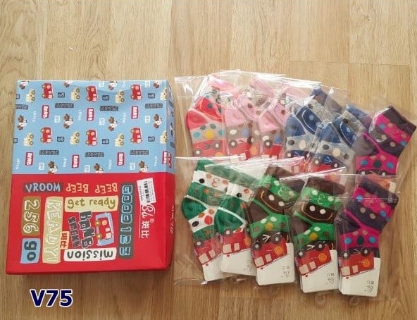 Set 3 vớ Noel - size 12-14cm