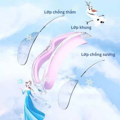 Kính bơi xanh đậm viền đỏ Marvel (2 độ)