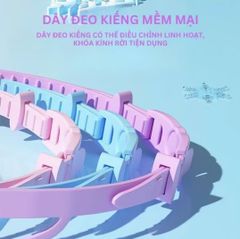 Kính bơi xanh đậm viền đỏ Marvel (2 độ)