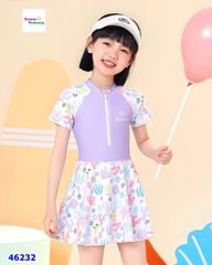 Váy bơi liền Ylike tím cây cỏ