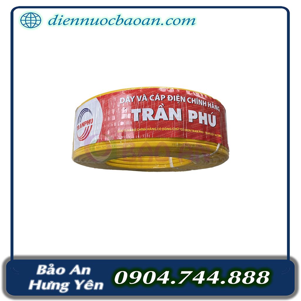 Dây điện Trần Phú 2x4,0mm2 (100/c)