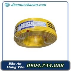 Dây điện HANSUN 2x4,0 mm2 (100/c)