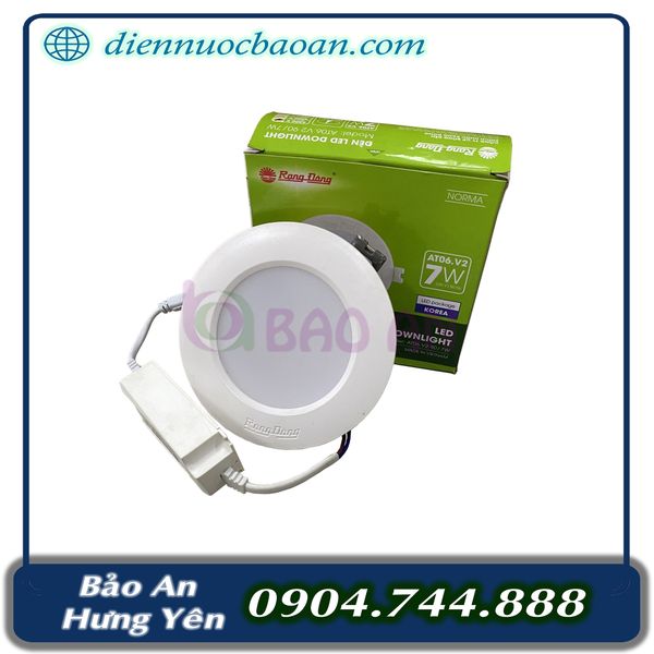 Đèn Âm Trần Rạng Đông AT06L.V3 90/7W (24/t) - Chính Hãng