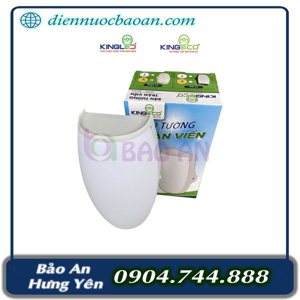 Đèn tường KINGLED tràn viền vỏ trắng 18W (20/t)