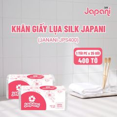 Khăn Giấy Lụa Japani Silk 400 JPS400 tờ x 2 lớp