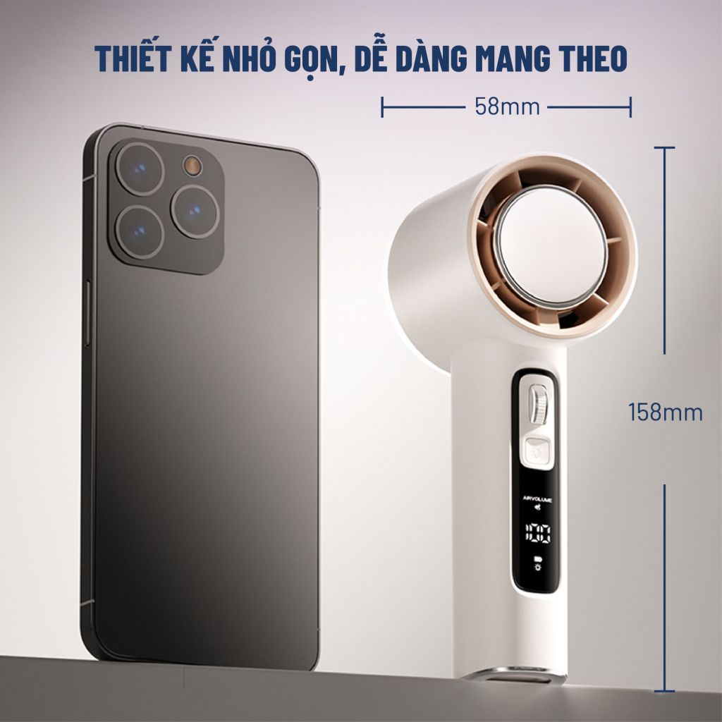 Quạt mini cầm tay Be - N100-BE