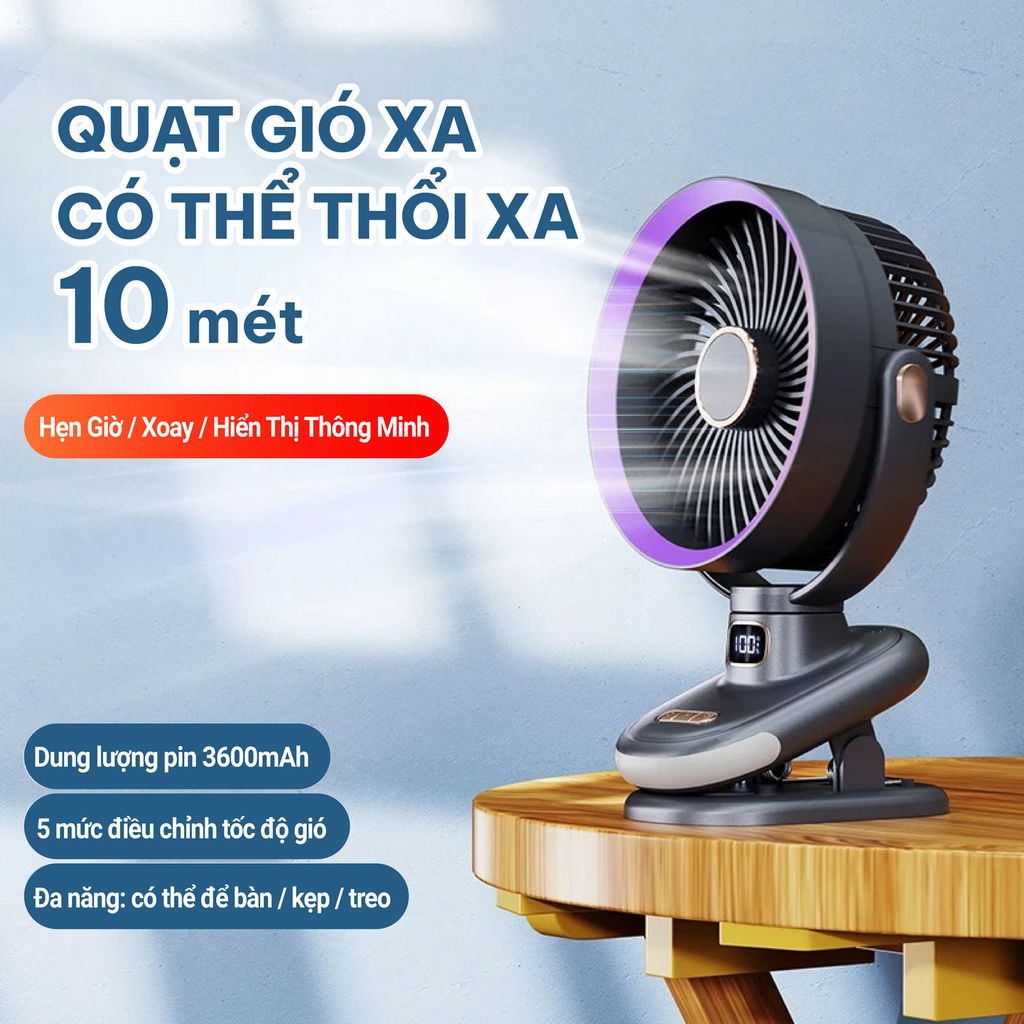 Quạt mini màu Xám - S6360-XAM