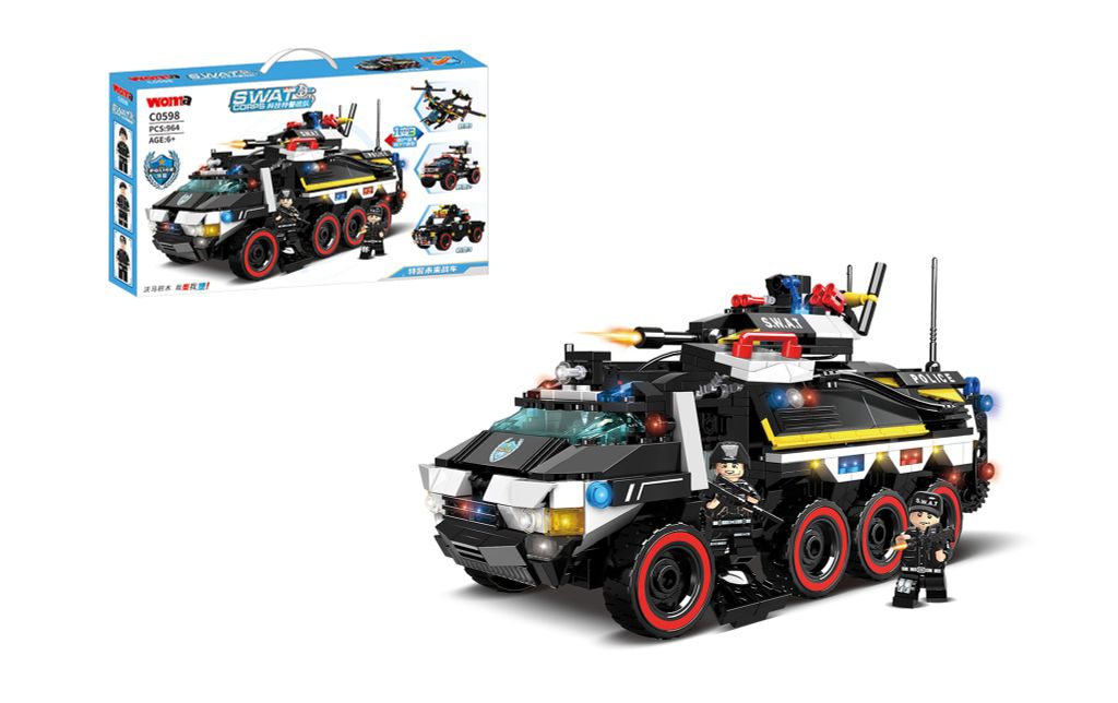 Lắp Ráp Cảnh Sát Đặc Nhiệm (964 mảnh)  C0598