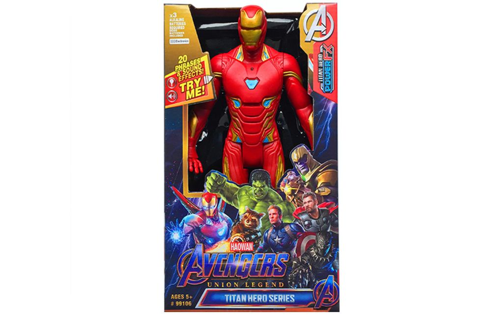 Mô hình nhân vật Iron Man (Có pin)  9910606