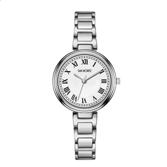 Đồng Hồ Đeo Tay Nữ San Moritz SM-6806L Mặt Tròn Kính Cường Lực
