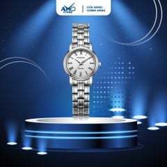 Đồng hồ nam cao cấp ROSSINI 5489W01A - dây thép không gỉ màu bạc - mặt tròn màu trắng size 39mm