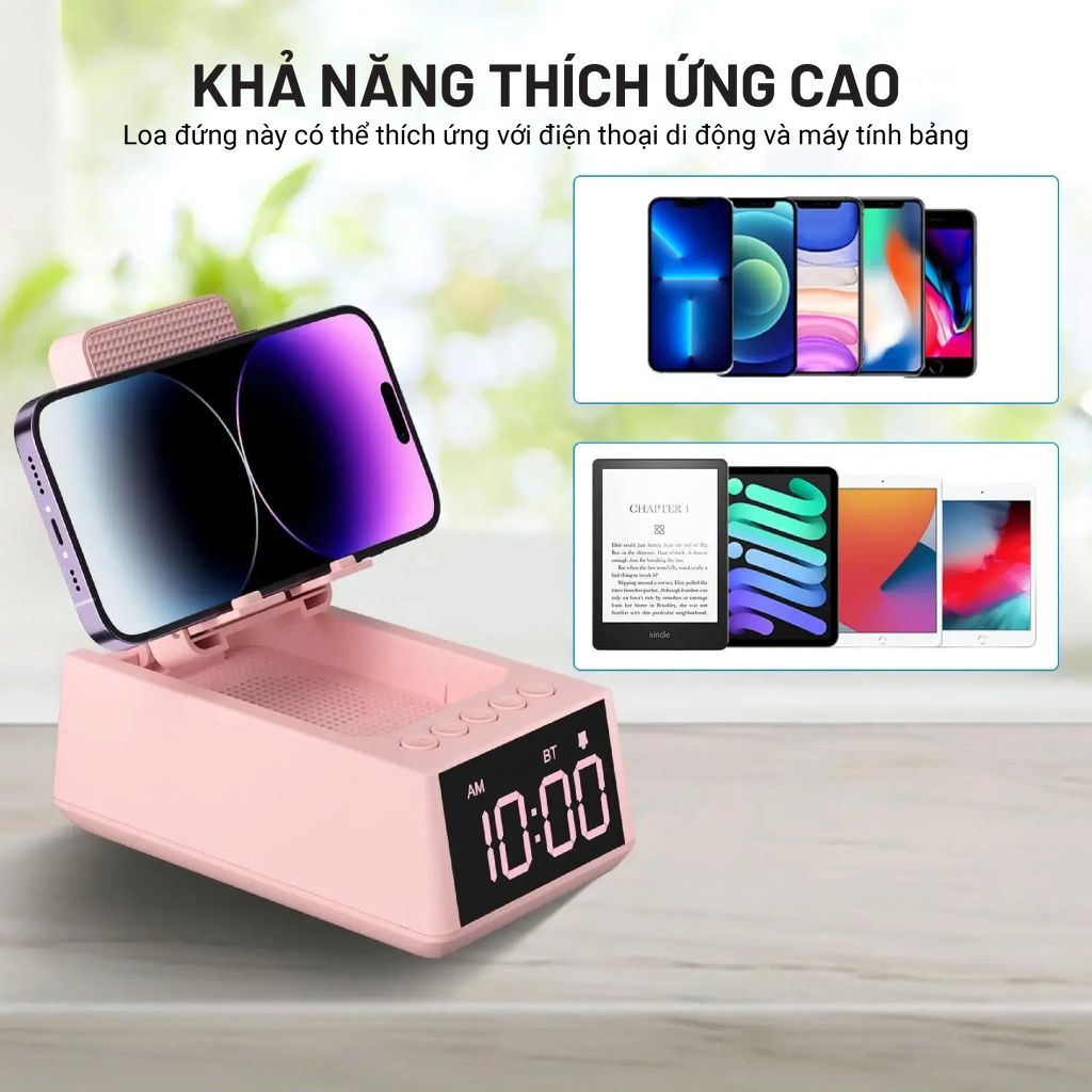 Loa Bluetooth Wise Tiger Hồng - S207-PINK