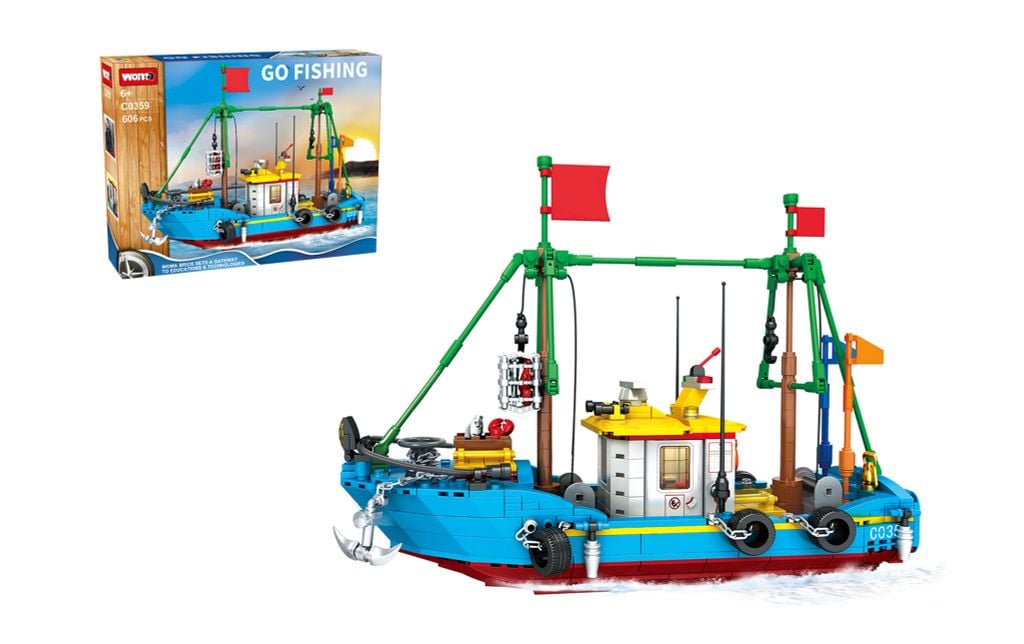 Lắp Ráp Tàu (606 mảnh)  C0359