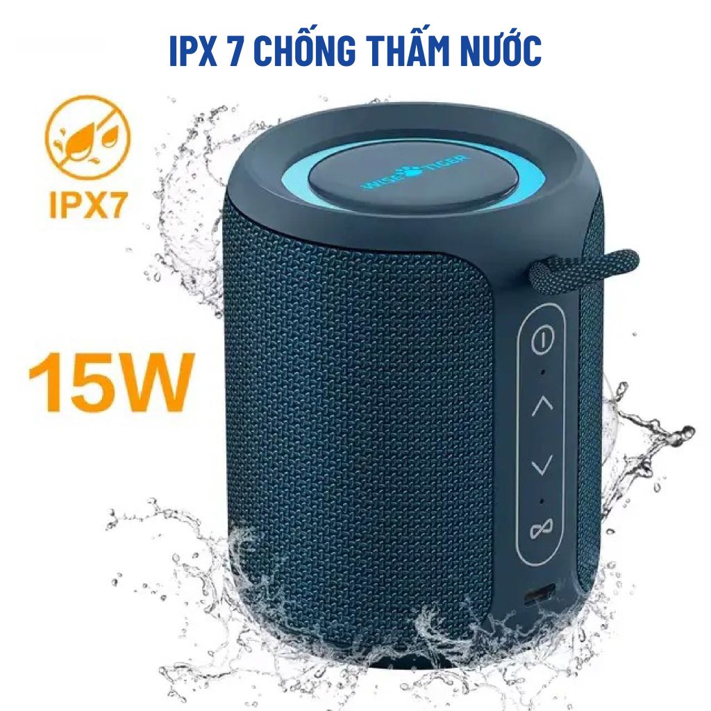 Loa Bluetooth Wise Tiger Xanh - P1S-BLUE