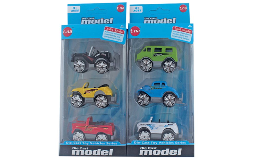 Bộ 3 xe mô hình kim loại (1:64)  TN1018G