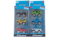 Bộ 3 xe mô hình kim loại (1:64)  TN1018G