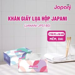 Khăn giấy lụa hộp Japani Silk JPS180 180 tờ x 2 lớp