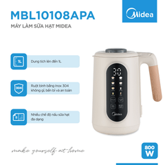 Máy Làm Sữa Hạt Midea MBL10108APA
