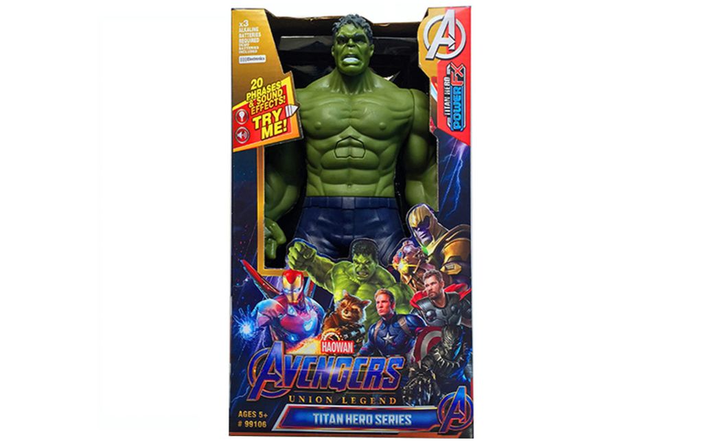 Mô hình nhân vật Hulk (Có pin)  9910601