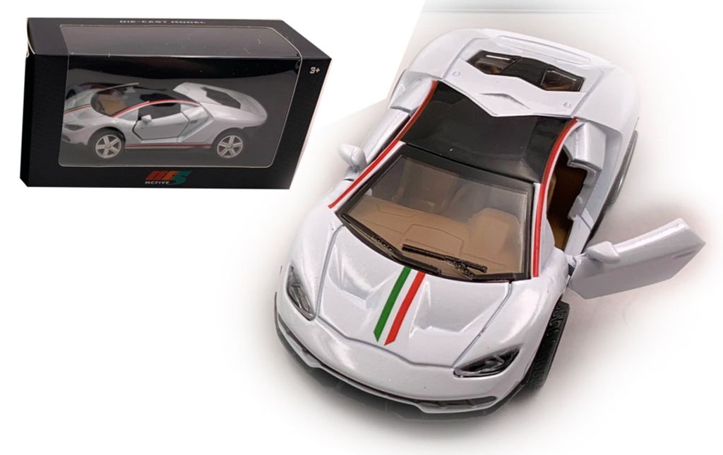 Xe mô hình kim loại 1:32 (kéo thả, mở cửa, đèn, nhạc)  683240SM2