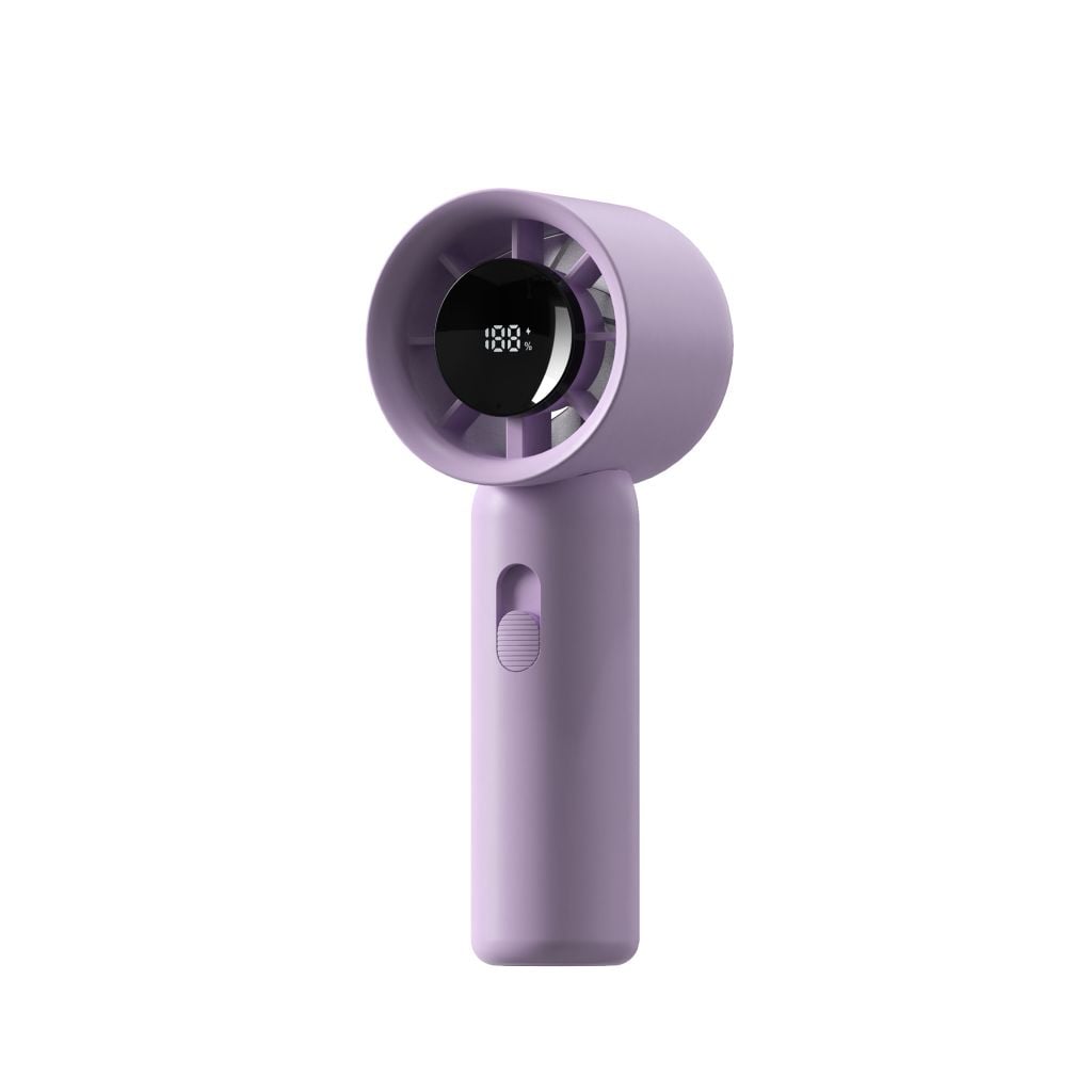 Quạt cầm tay dùng pin Tím - F801-TIM