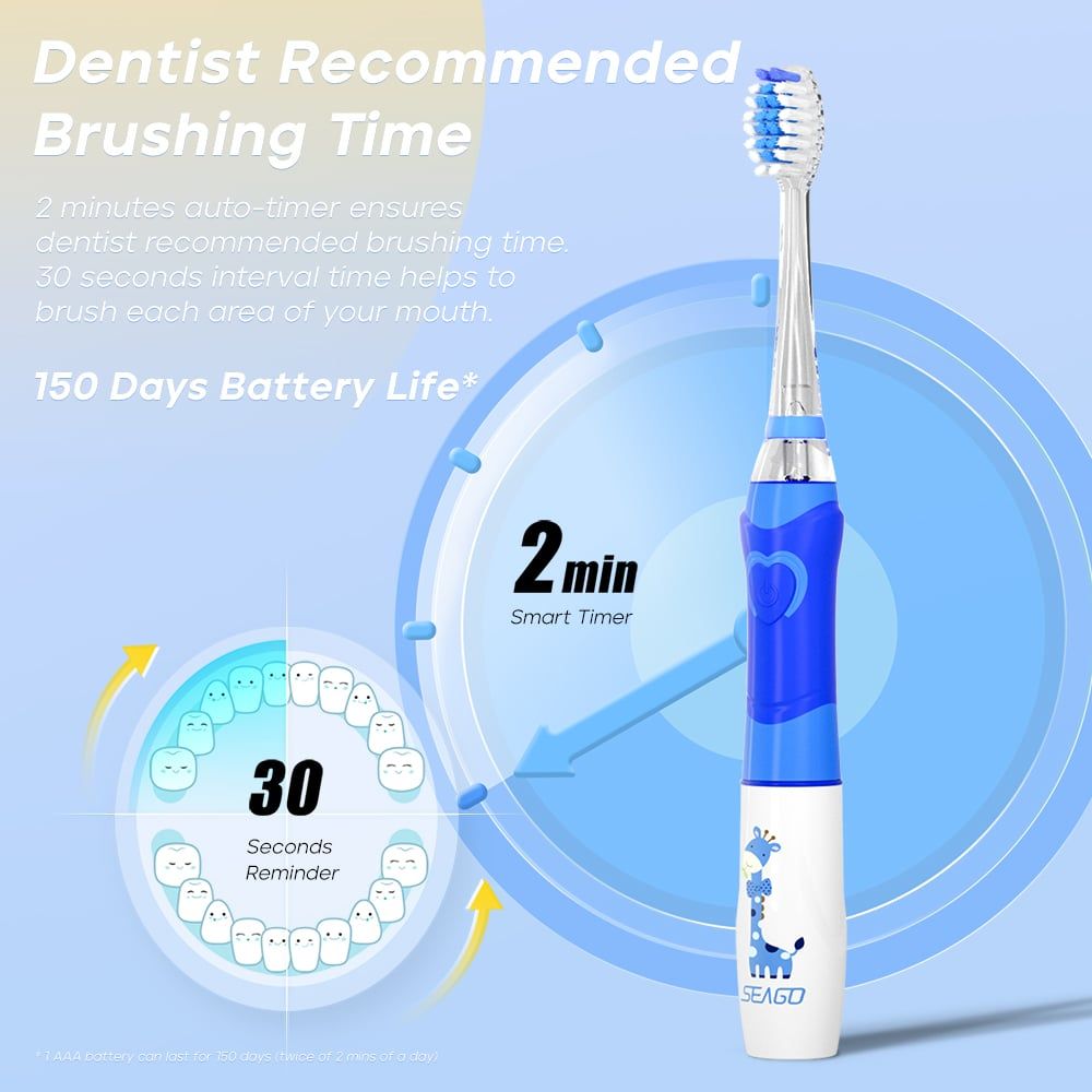 Bàn Chải Điện Seago Cho Bé SG-977-BLUE