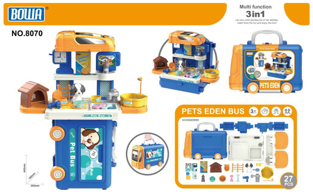 Bộ chăm sóc thú cưng (27 chi tiết)  8070
