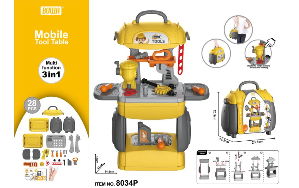 Bộ valy dụng cụ sửa chữa (28 chi tiết)  8034P