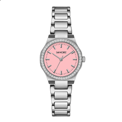 Đồng Hồ Đeo Tay Nữ San Moritz IB619P Mặt Đính Đá Thời Trang