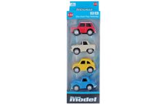 Bộ 4 xe mô hình kim loại (1:64)  TN1019F