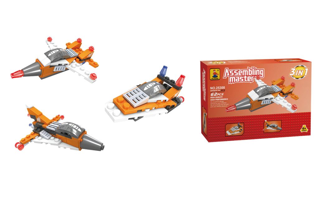 Lắp ghép Bậc thầy lắp ghép (3 trong 1) (62 mảnh)  25308