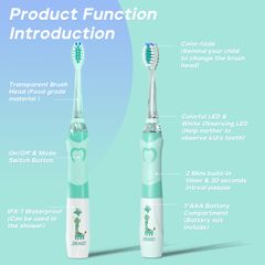 Bàn Chải Điện Seago Cho Bé SG-977-GREEN