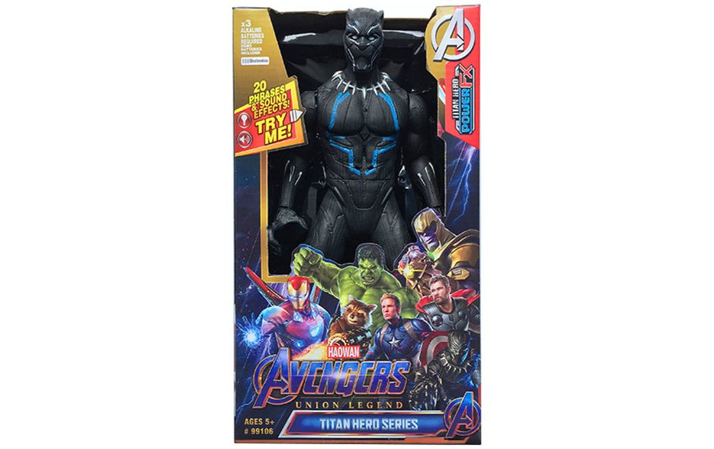 Mô hình nhân vật Black Panther (Có pin)  9910602