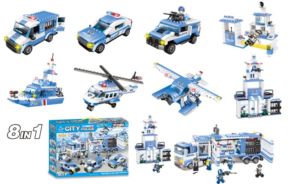 Lắp Ráp 8 Trong 1 (1122 mảnh)  LXA322