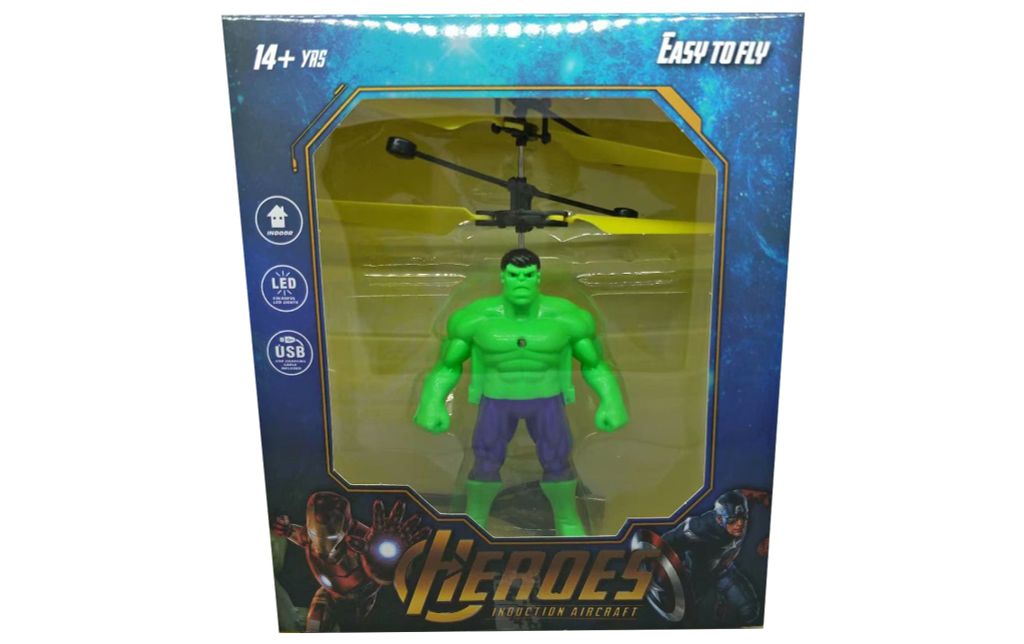 Máy bay cảm ứng Hulk (pin sạc)  HJ86684