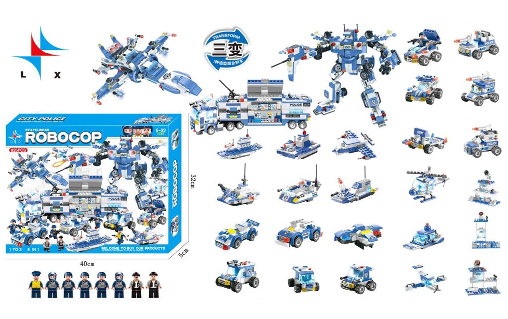 Lắp Ráp 8 Trong 1 (825 mảnh)  LXA320